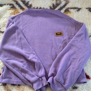 Purple sweatshirt